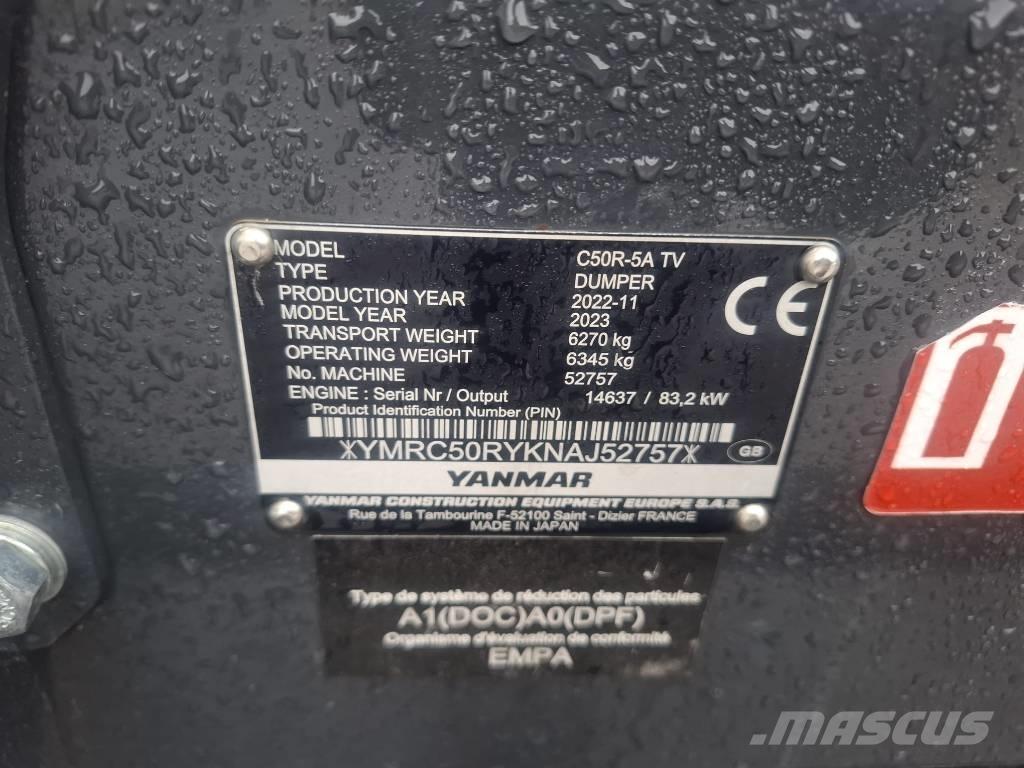 Yanmar C 50 R-5A Damperi na gusenice