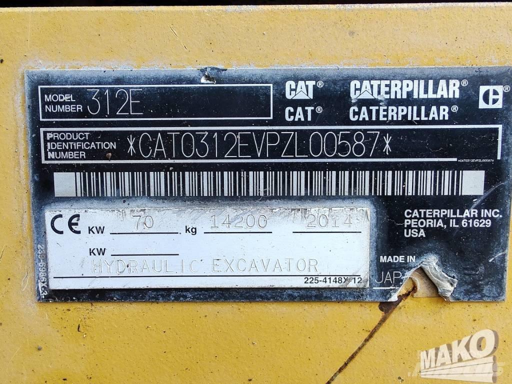 CAT 312 E Bageri guseničari