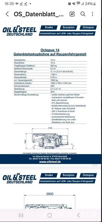 Oil & Steel Octopus 14 Ostalo za građevinarstvo