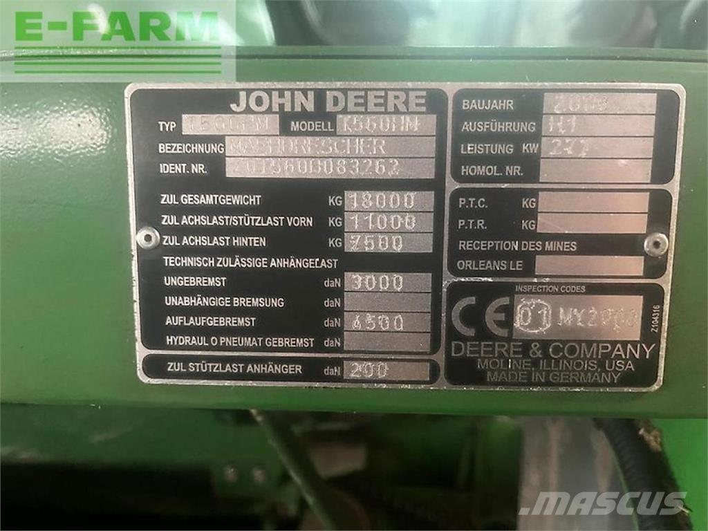 John Deere t560 hm Kombajni