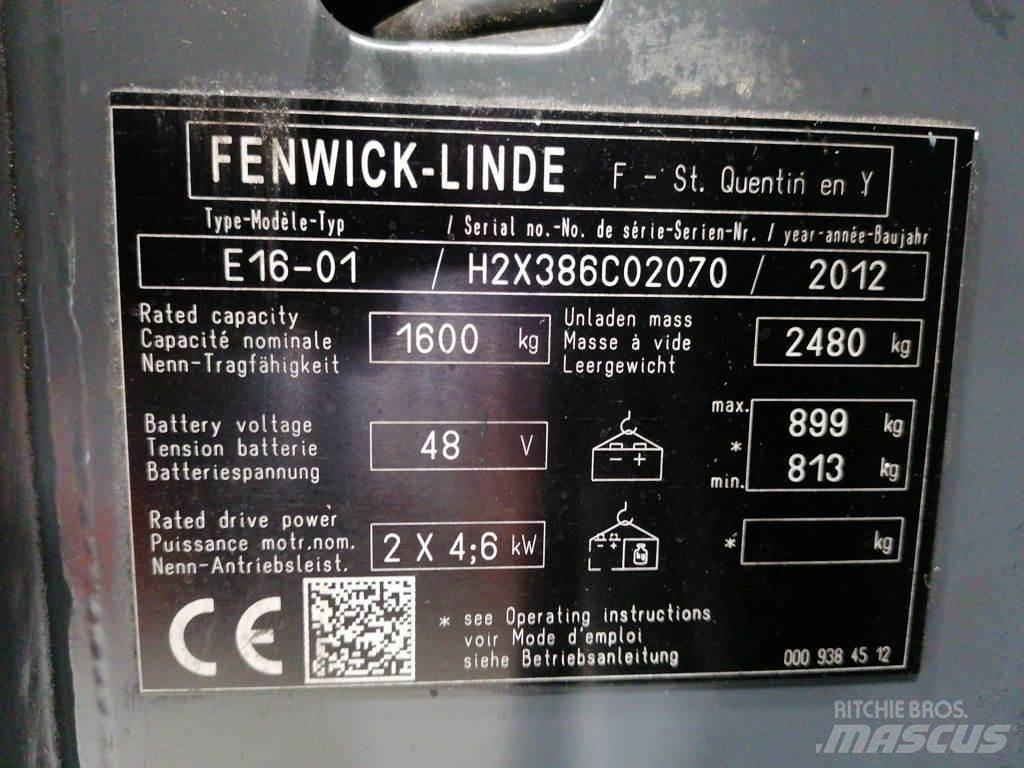 Linde E16-01 Električni viljuškari