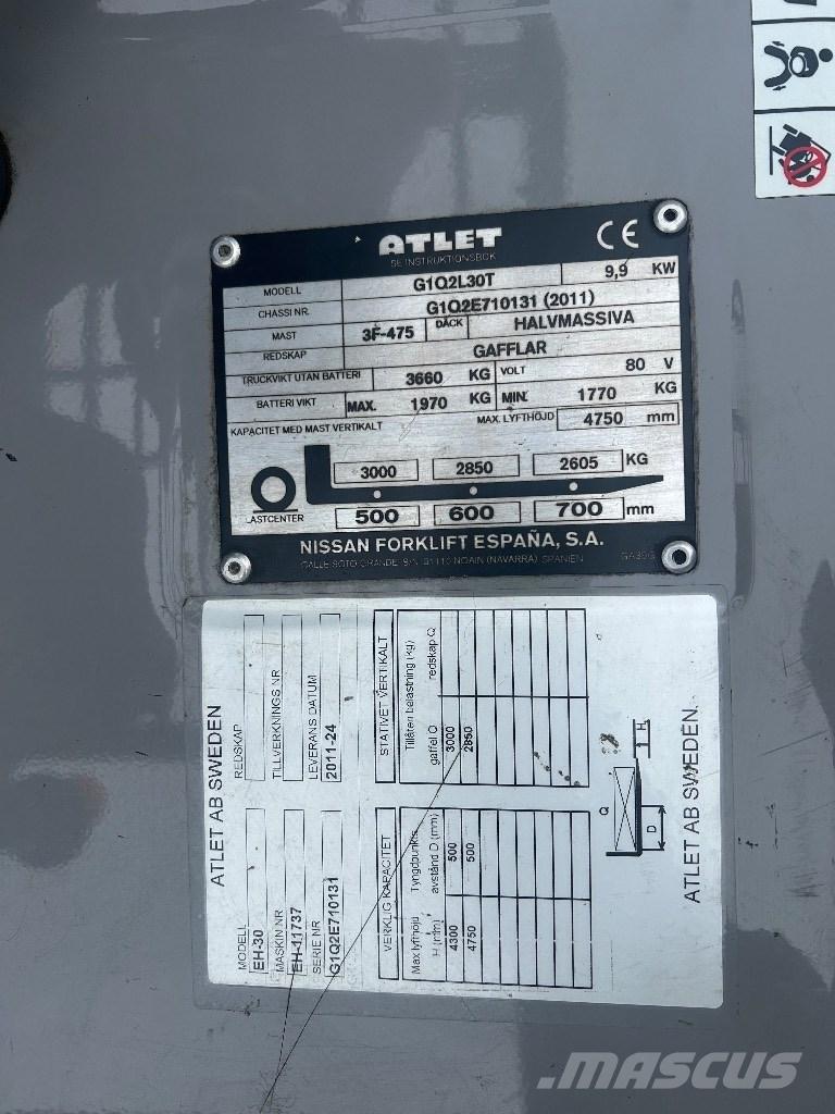 Atlet L30T Električni viljuškari