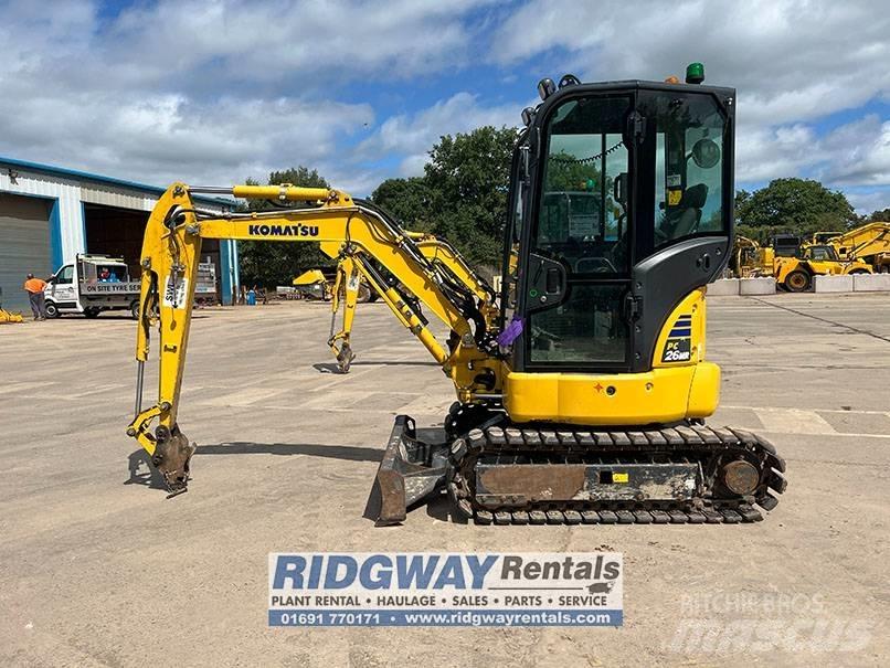 Komatsu PC 26 MR Mini bageri < 7t