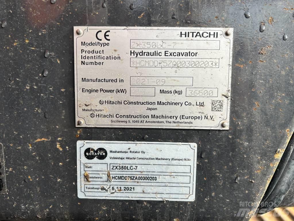 Hitachi ZX350LC-7 Bageri guseničari