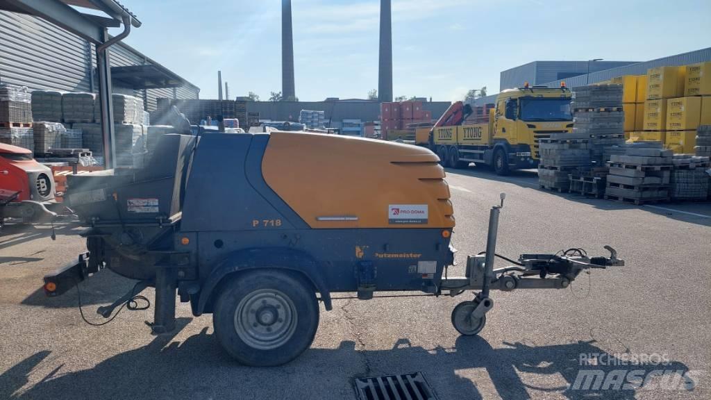 Putzmeister P 718 TD Kamionske beton pumpe