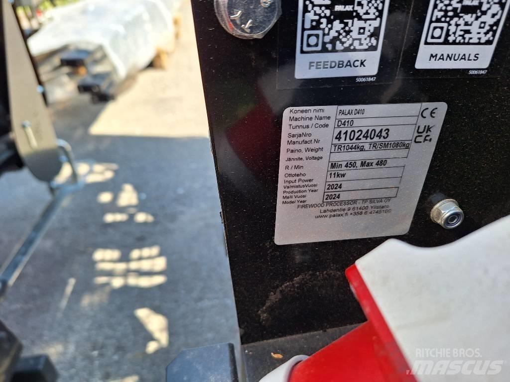 Palax D410 PRO+ Cepači za drva, drobilice za drvo i strugači