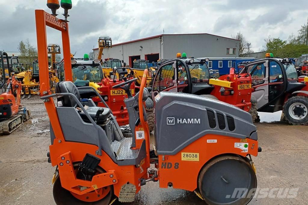 Hamm HD 8 VV Valjci sa duplim bubnjem
