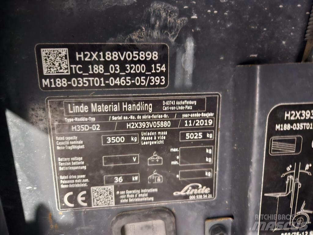 Linde H35D Dizelski viljuškari