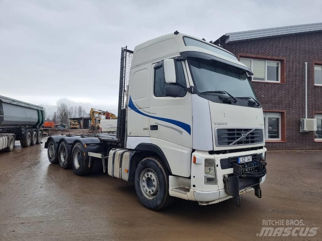 Volvo FH 12 Rol kiper kamioni sa kukom za podizanje tereta