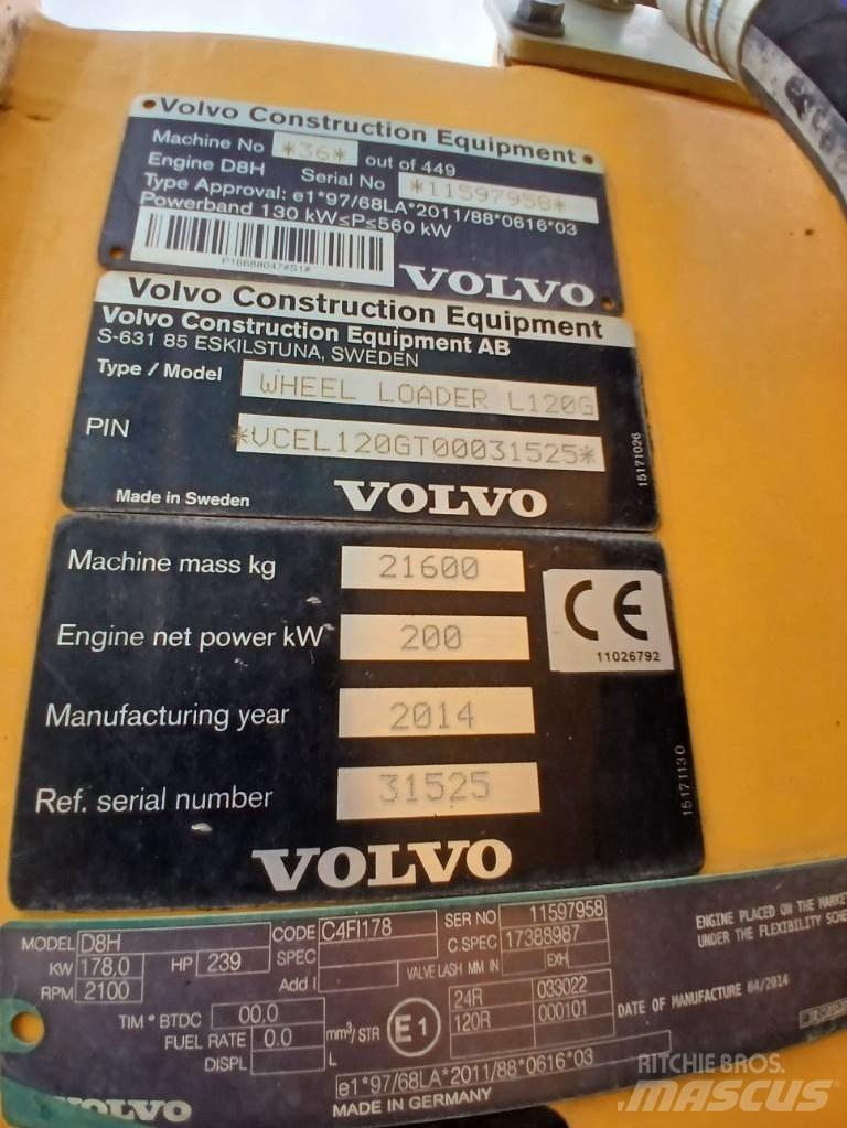 Volvo L 120 G Utovarivači na točkove