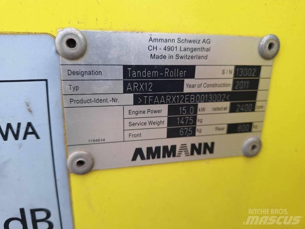 Ammann ARX 12 Valjci sa duplim bubnjem