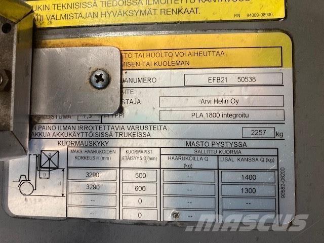 Mitsubishi FB15PNT Električni viljuškari