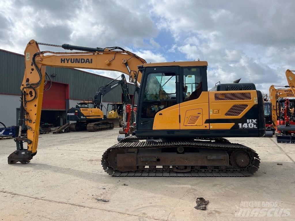 Hyundai HX140L Bageri guseničari