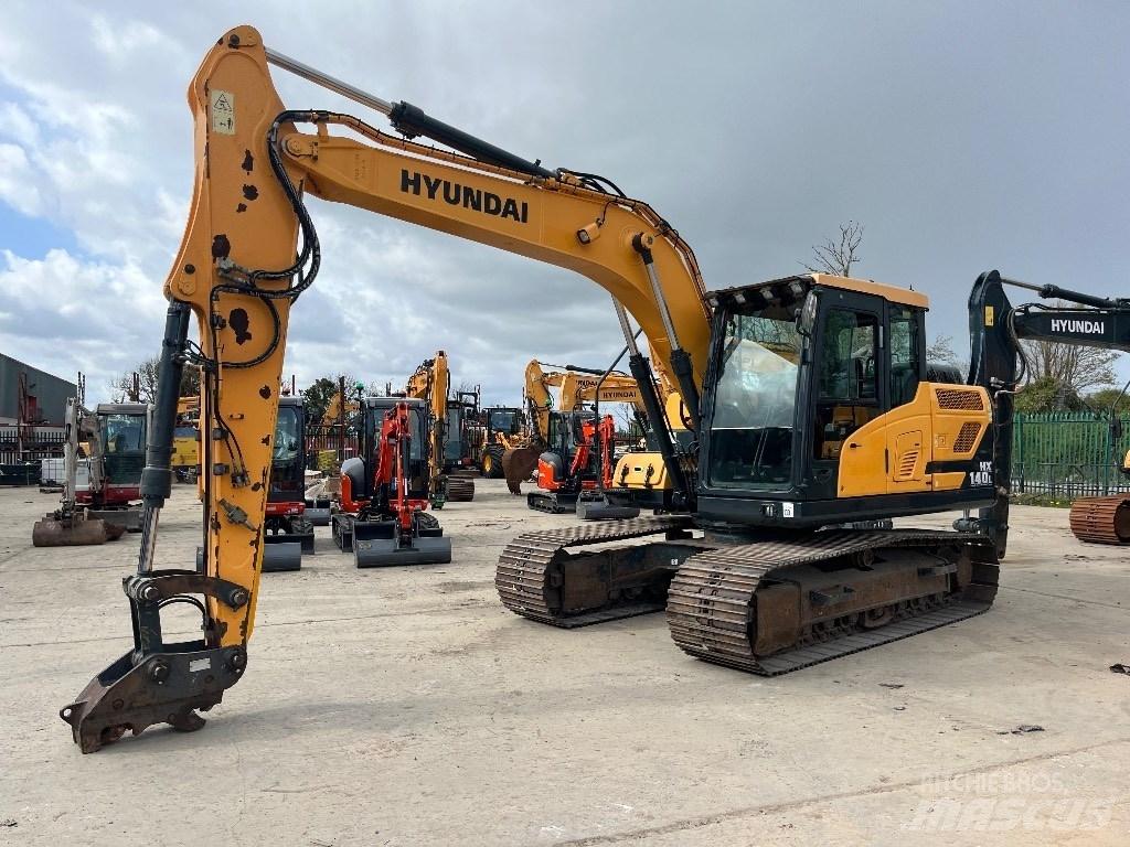 Hyundai HX140L Bageri guseničari
