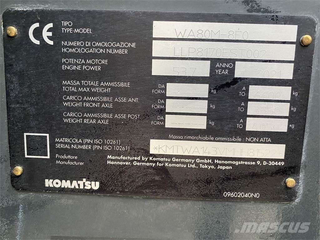 Komatsu WA80M-8EO Višenamenski utovarivači
