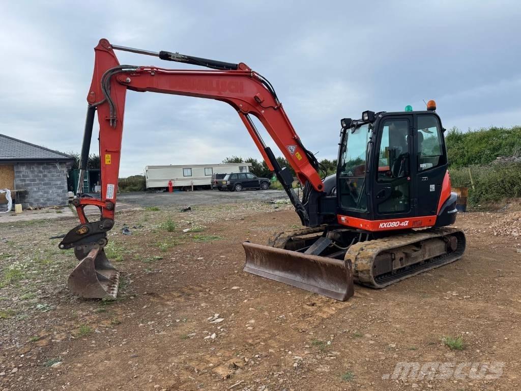 Kubota KX 080-4 Midi bageri 7t – 12t