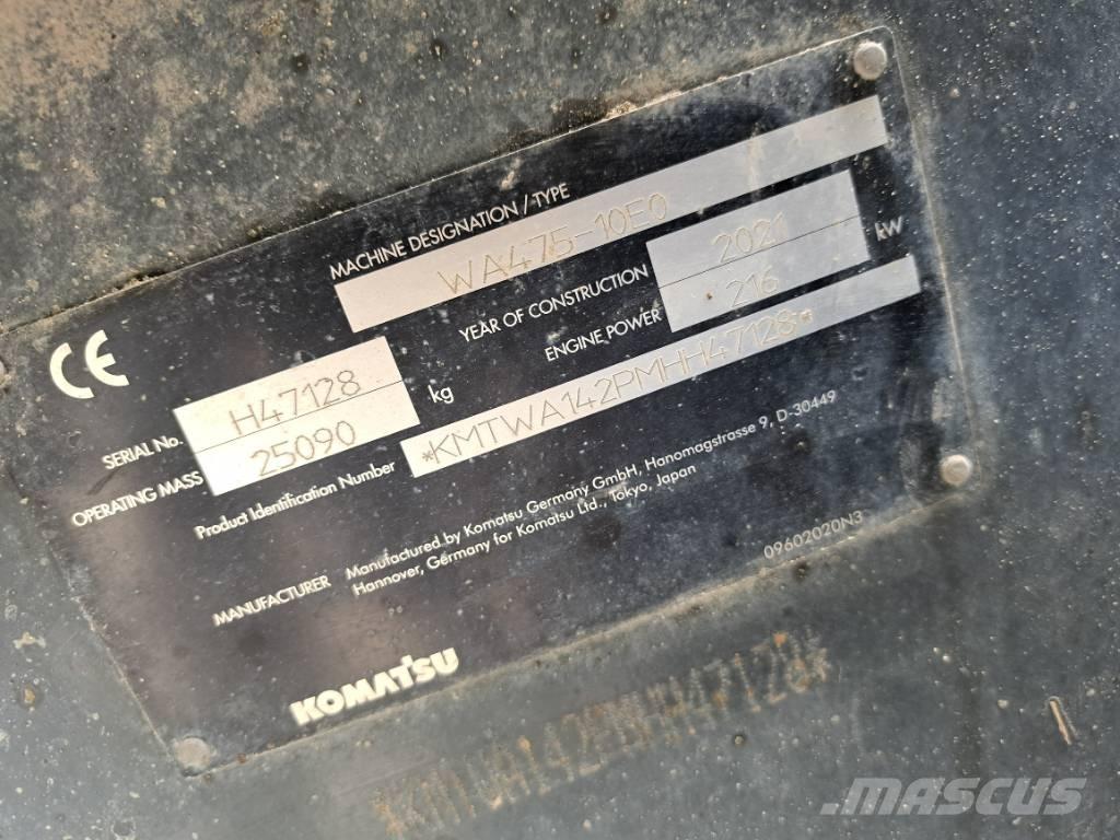 Komatsu WA475-10E0 Utovarivači na točkove