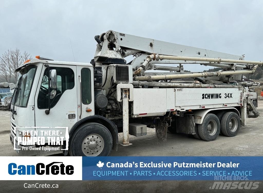 Schwing 34x Kamionske beton pumpe