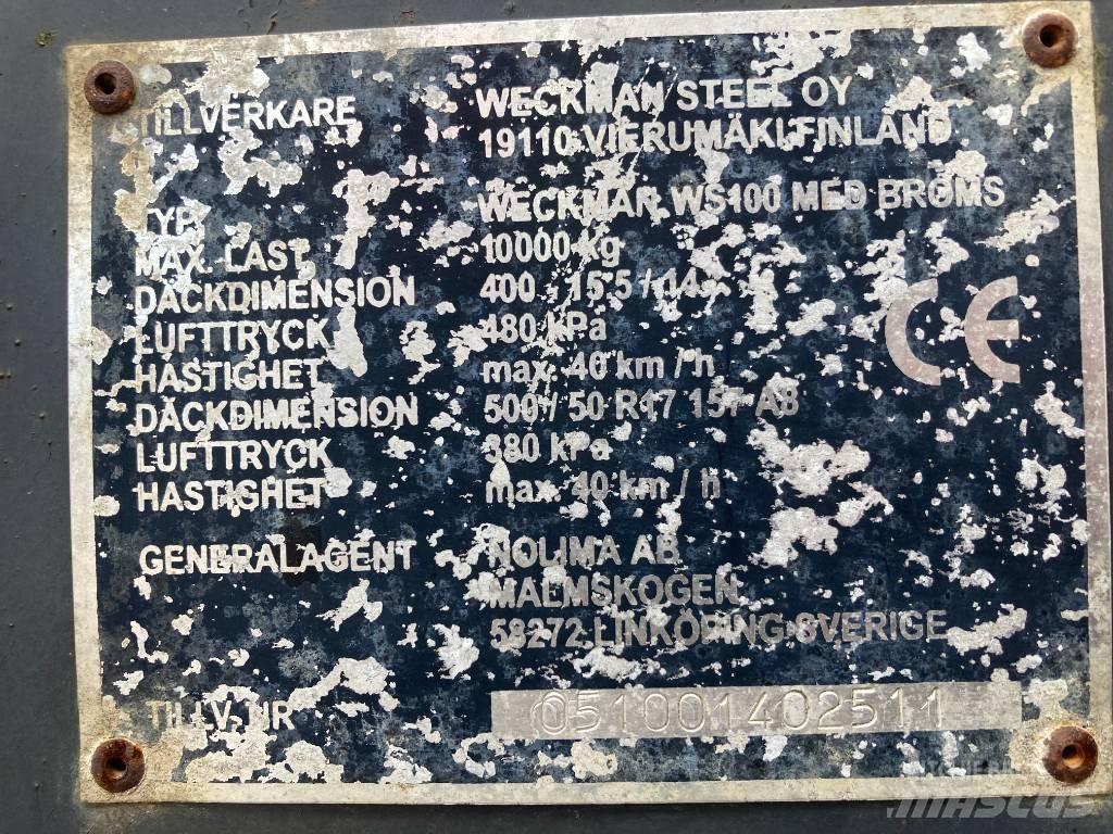 Weckman WS 100 Prikolice za zrno