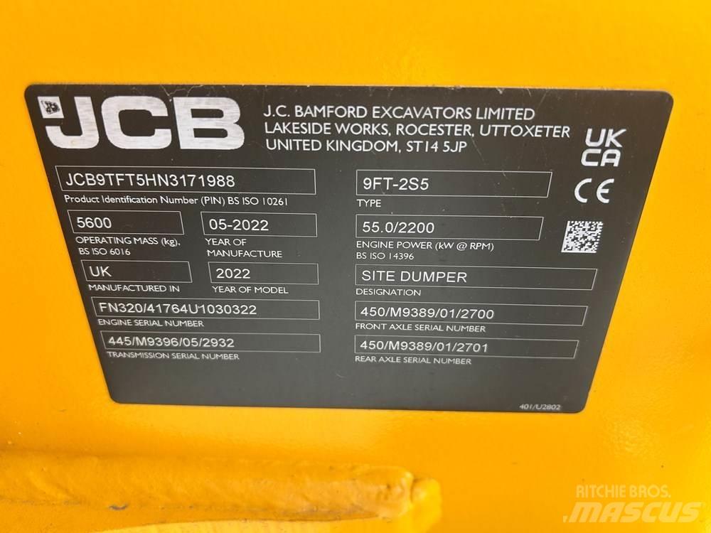 JCB 9TFT-2 Damperi za gradilište