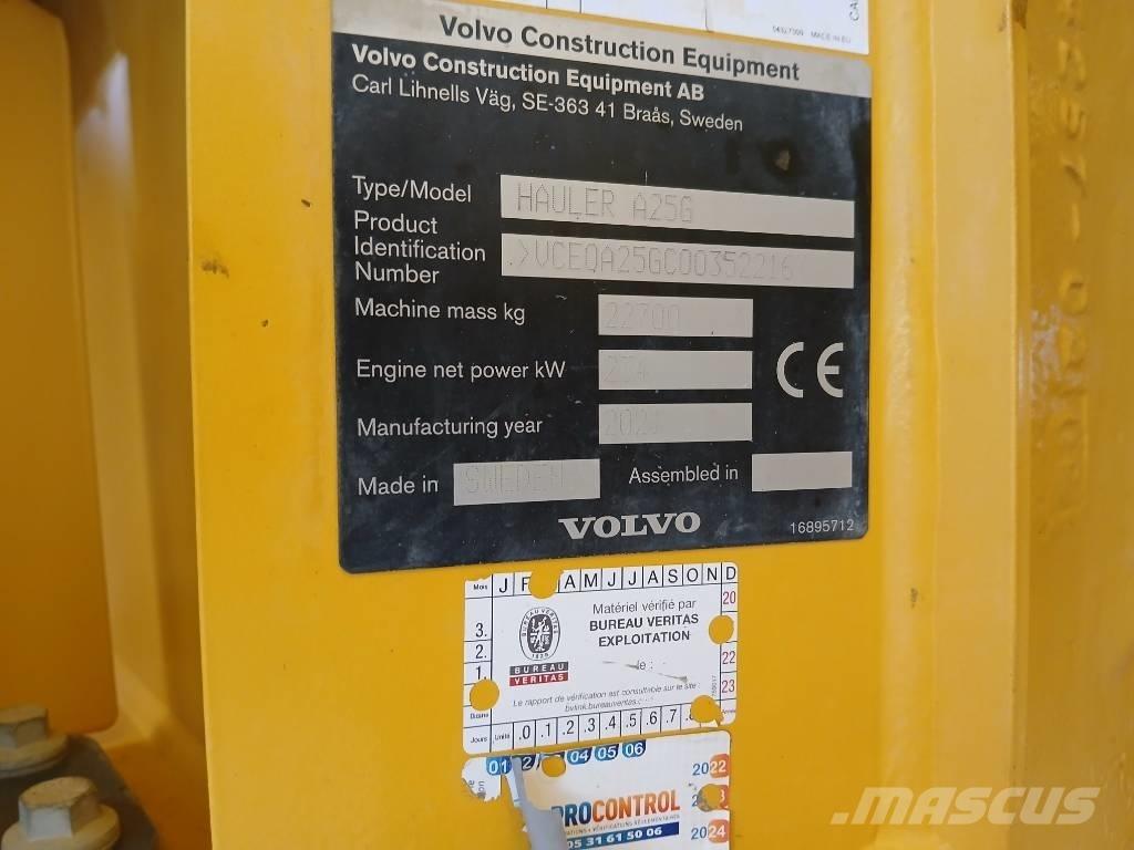 Volvo A 25 G Zglobni damperi