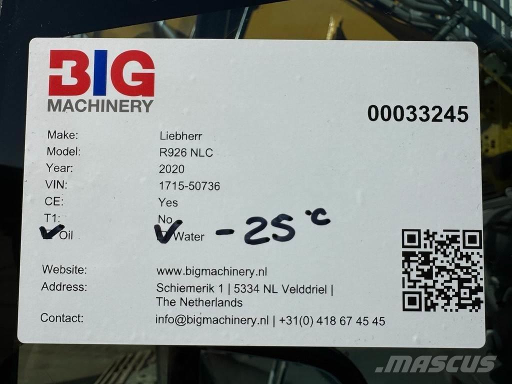 Liebherr R926 NLC Bageri guseničari