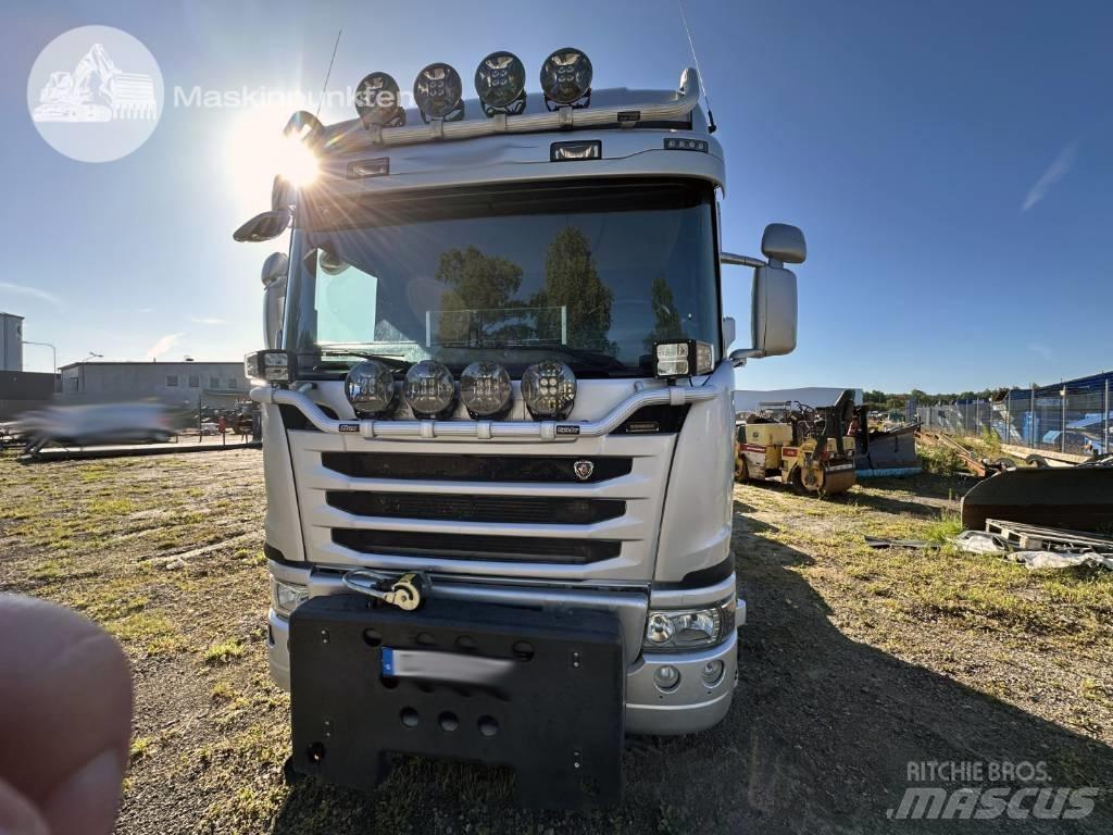 Scania G 490 Rol kiper kamioni sa kukom za podizanje tereta