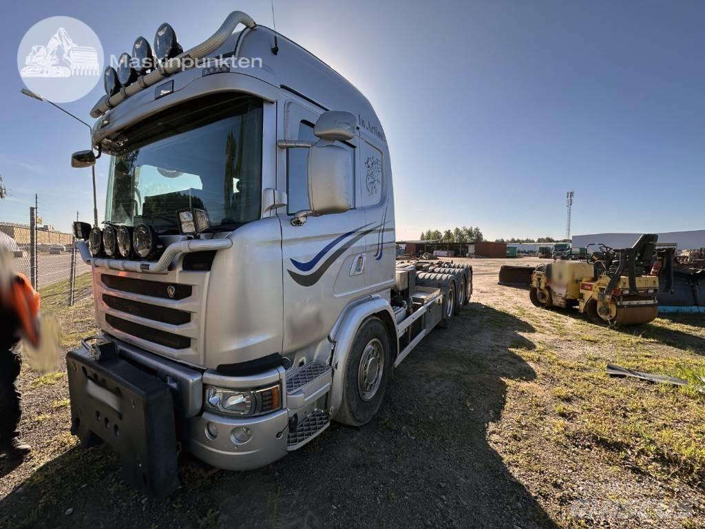 Scania G 490 Rol kiper kamioni sa kukom za podizanje tereta