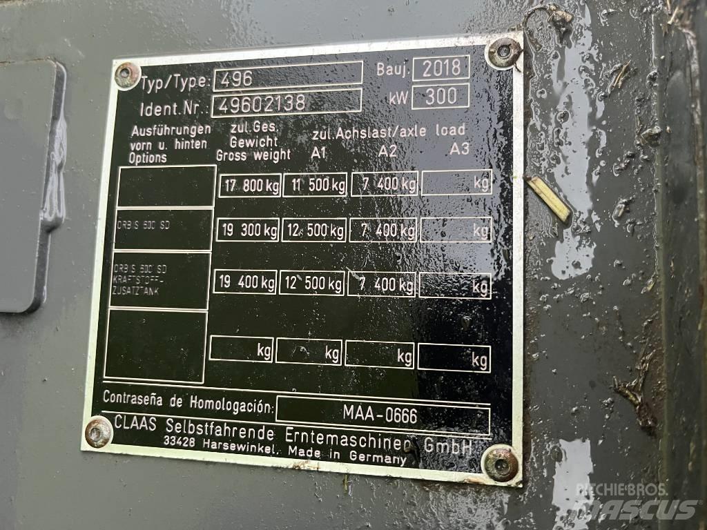CLAAS Jaguar 840 Mašine za stočnu hranu sa sopstvenim pogonom