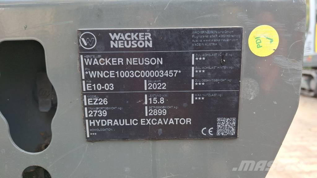 Wacker Neuson EZ26 Bageri guseničari