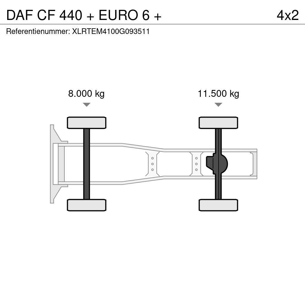 DAF CF 440 + EURO 6 + Tegljači