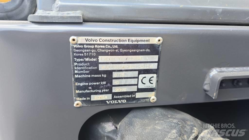 Volvo ECR 88 D Midi bageri 7t – 12t