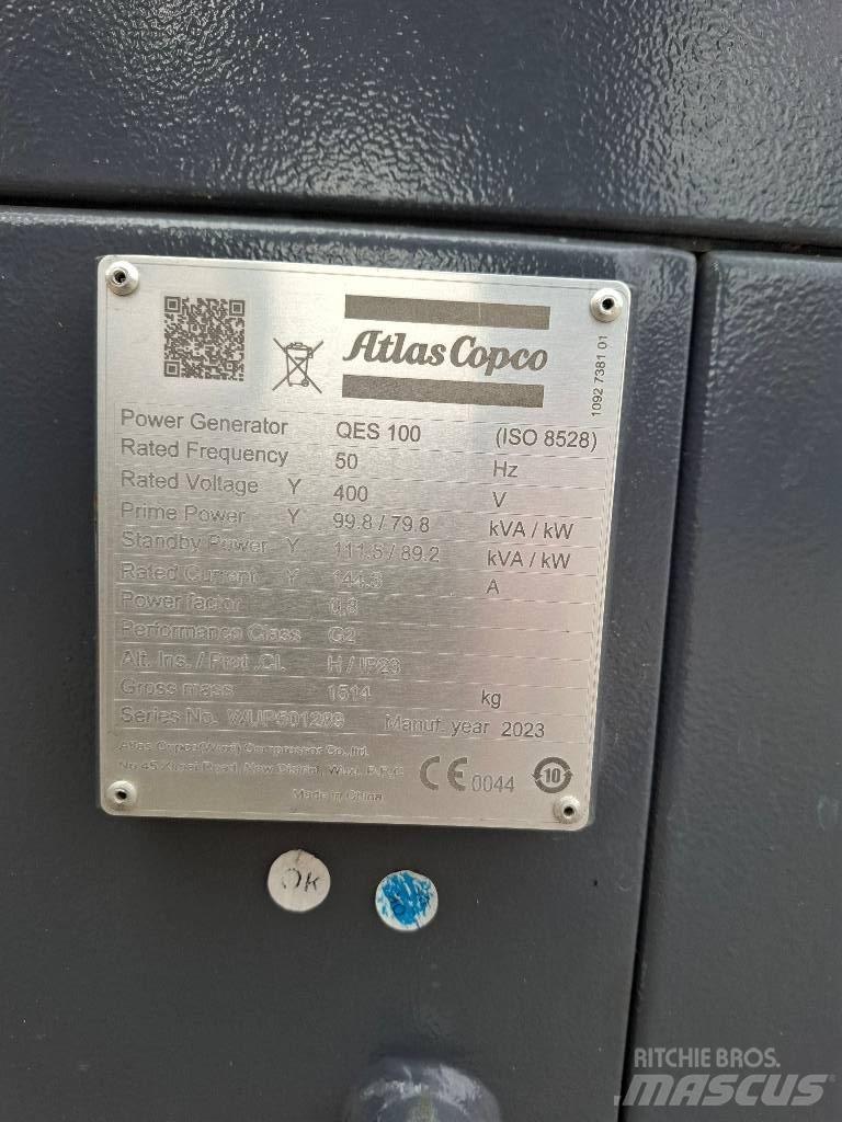 Atlas Copco QES 100 Dizel generatori