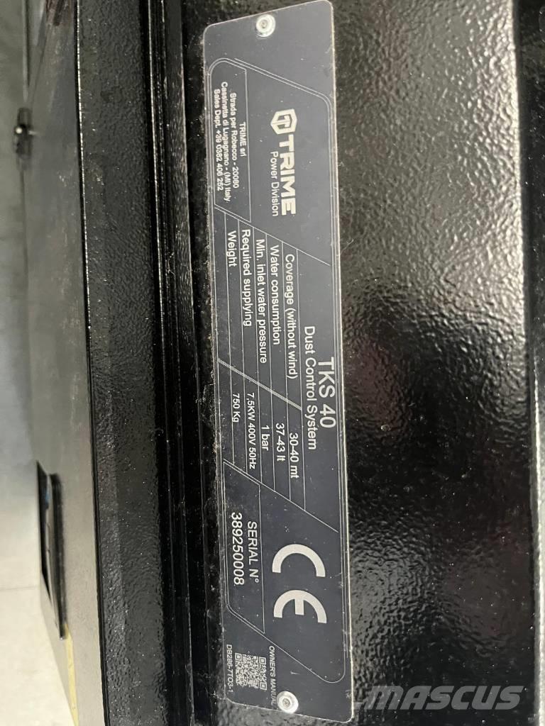 Trime TKS-40 SKID Polovni sistemi za raspršivanje