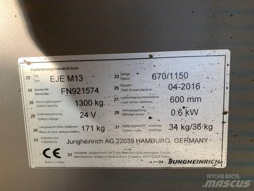 Jungheinrich EJE M13 Nisko podizni električni viljuškar