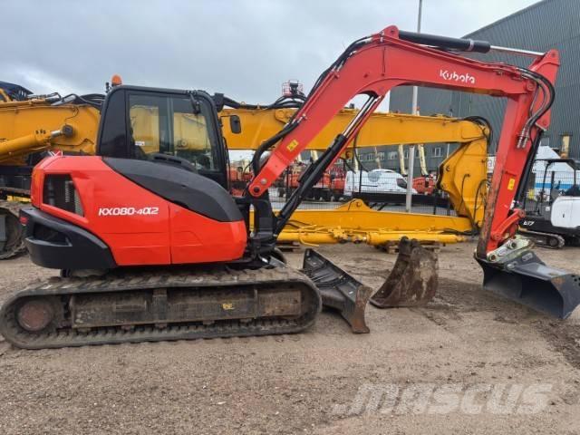Kubota KX 080-4 Midi bageri 7t – 12t