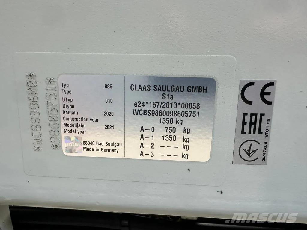 CLAAS Liner 2700 Sakupljači