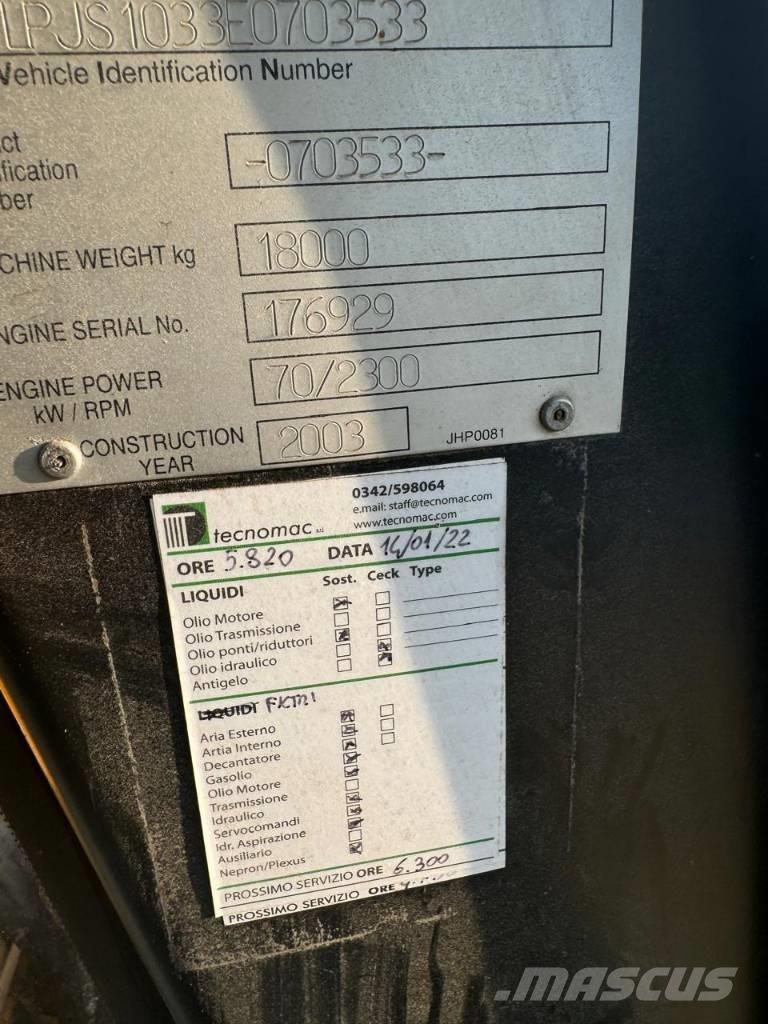 JCB JS 180 Bageri guseničari