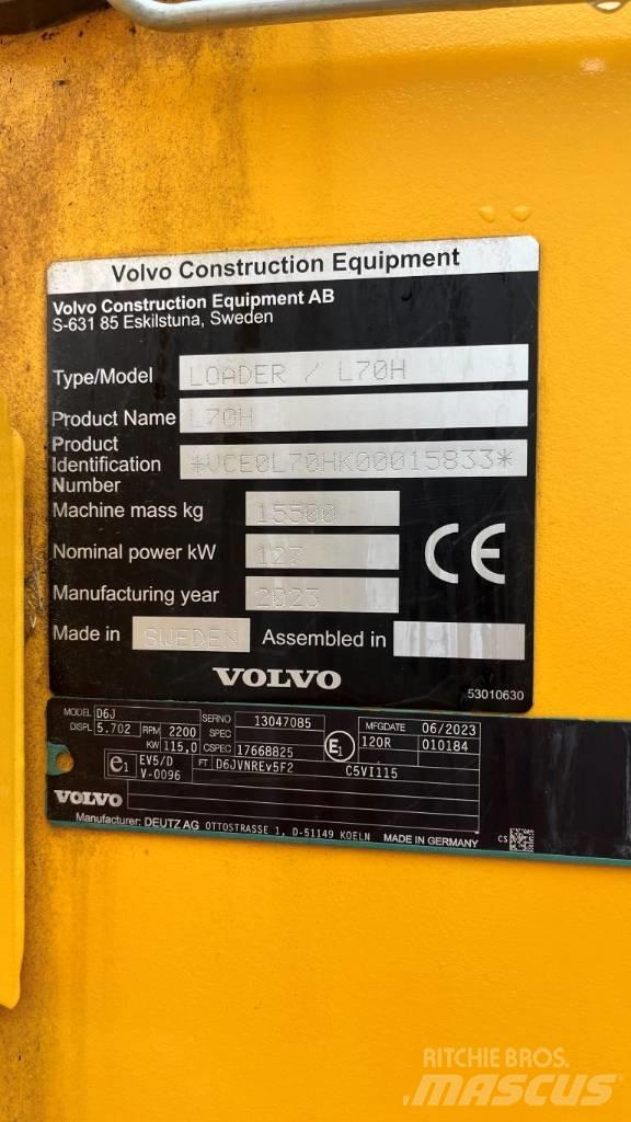 Volvo L70H Utovarivači na točkove