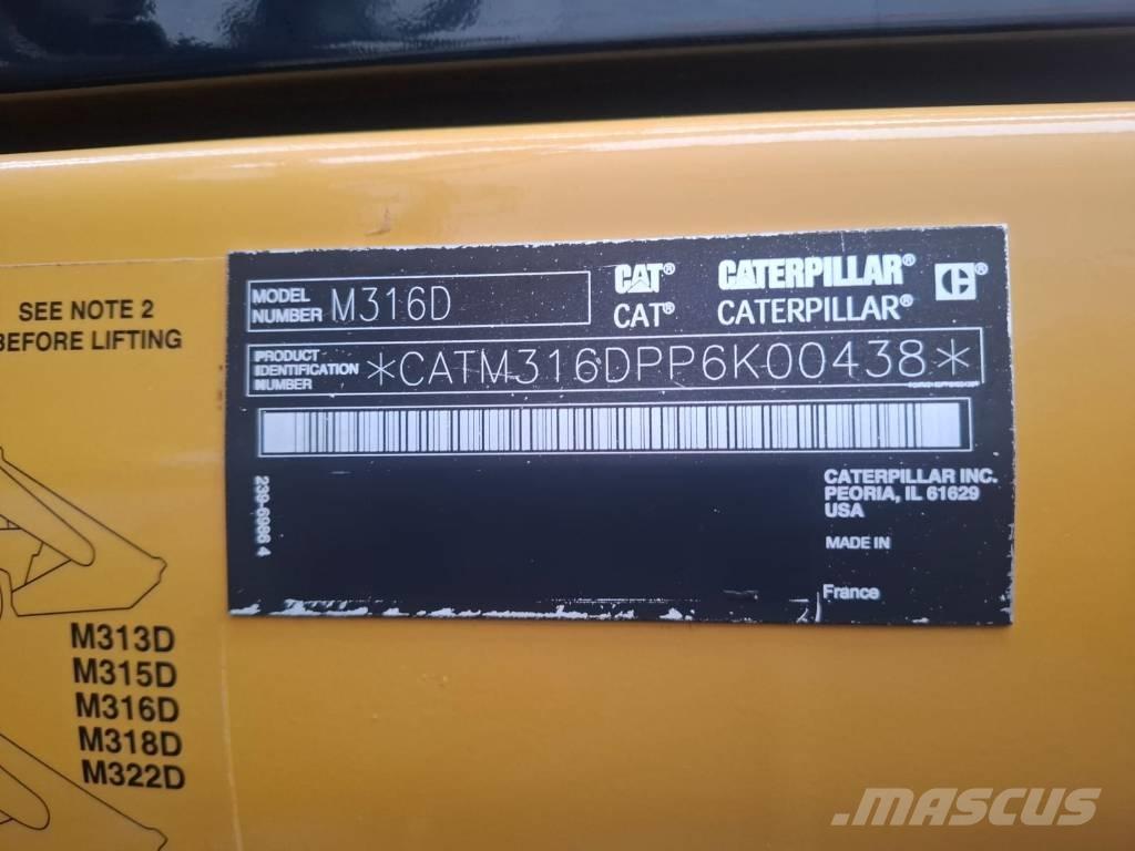 CAT M 316 D Bageri točkaši
