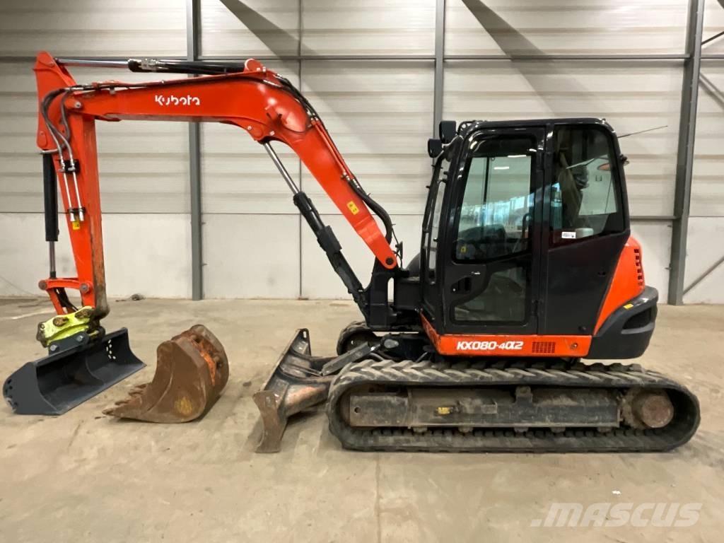 Kubota KX 080-4 A 2 Midi bageri 7t – 12t