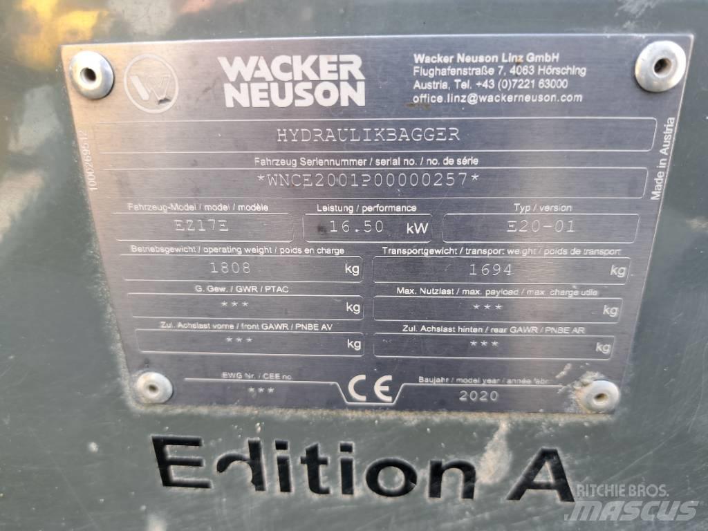 Wacker Neuson EZ17e Bageri guseničari