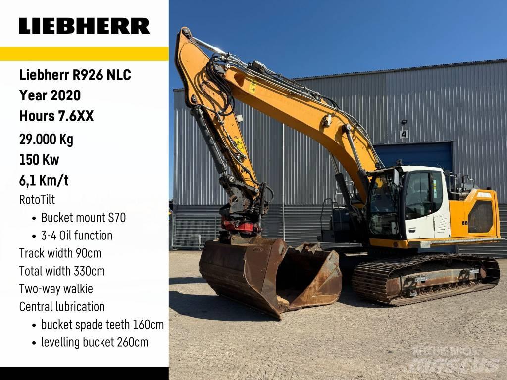 Liebherr R 926 LC Bageri guseničari