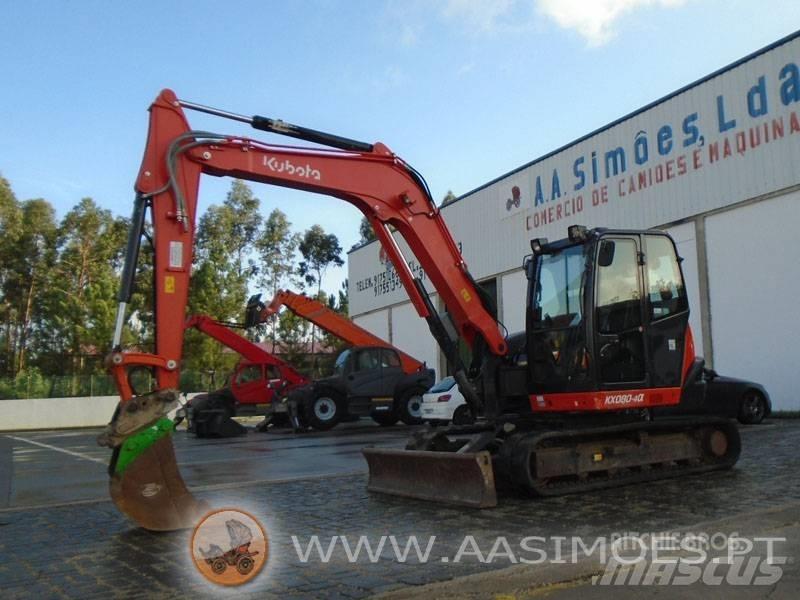 Kubota KX 080-4 Midi bageri 7t – 12t