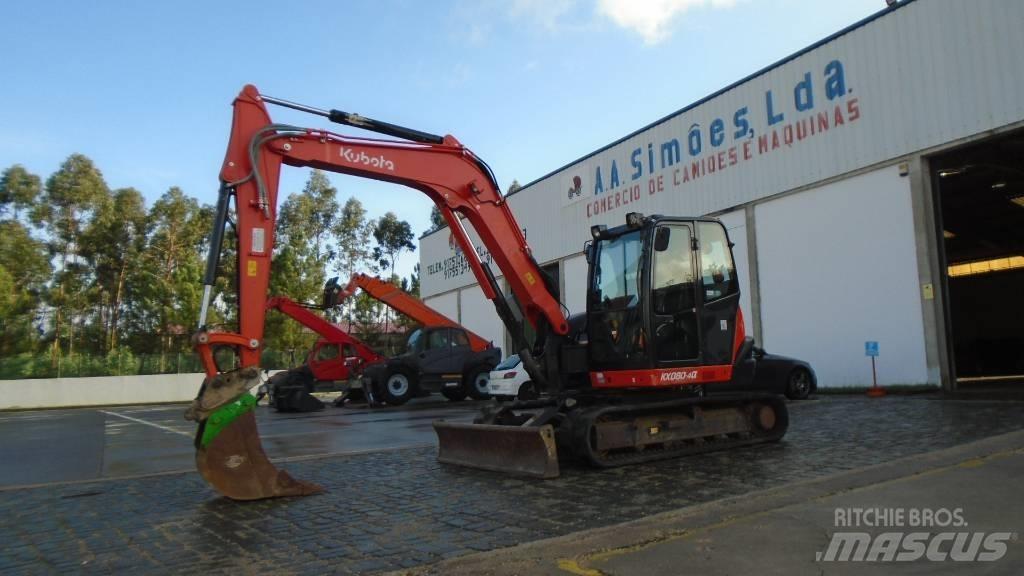 Kubota KX 080-4 Midi bageri 7t – 12t