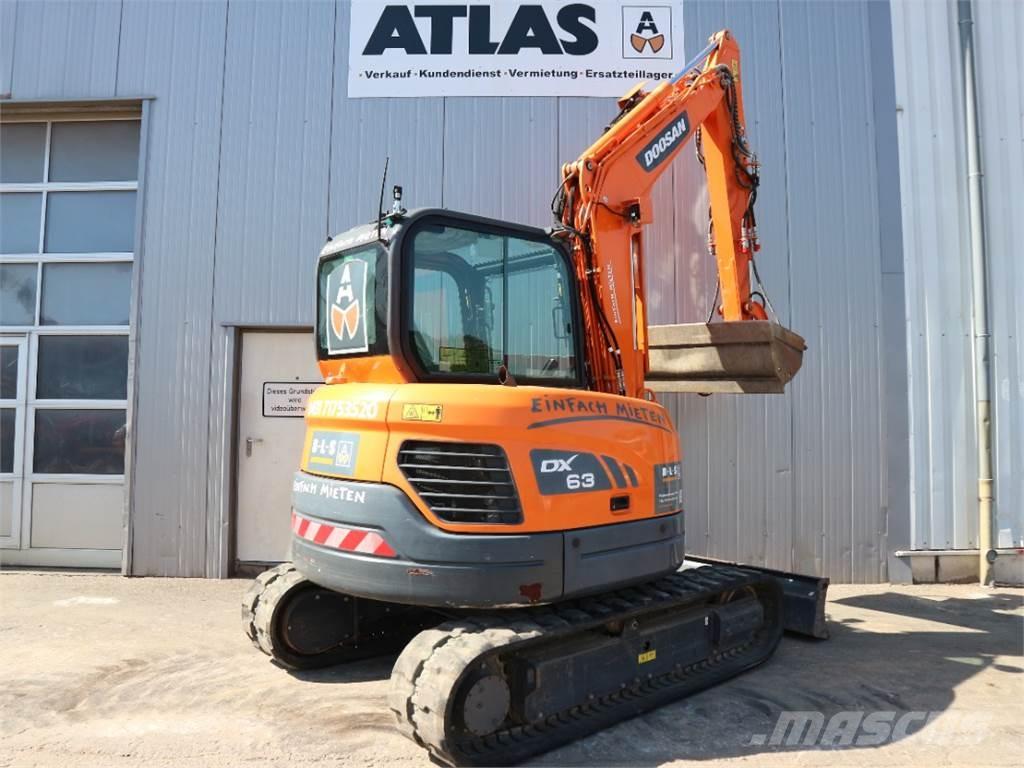 Doosan DX63-3 Mini bageri < 7t