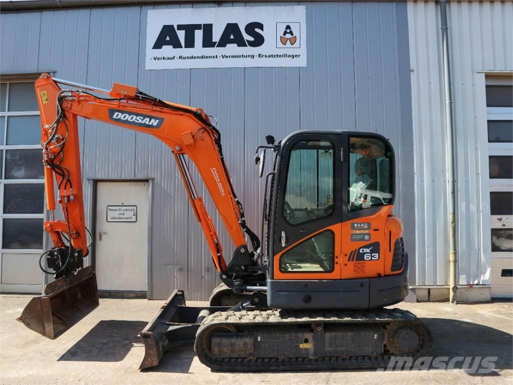 Doosan DX63-3 Mini bageri < 7t