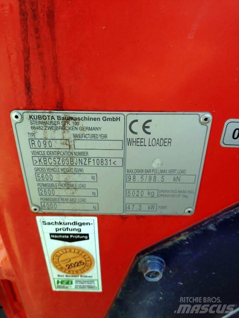 Kubota R 090 Utovarivači na točkove