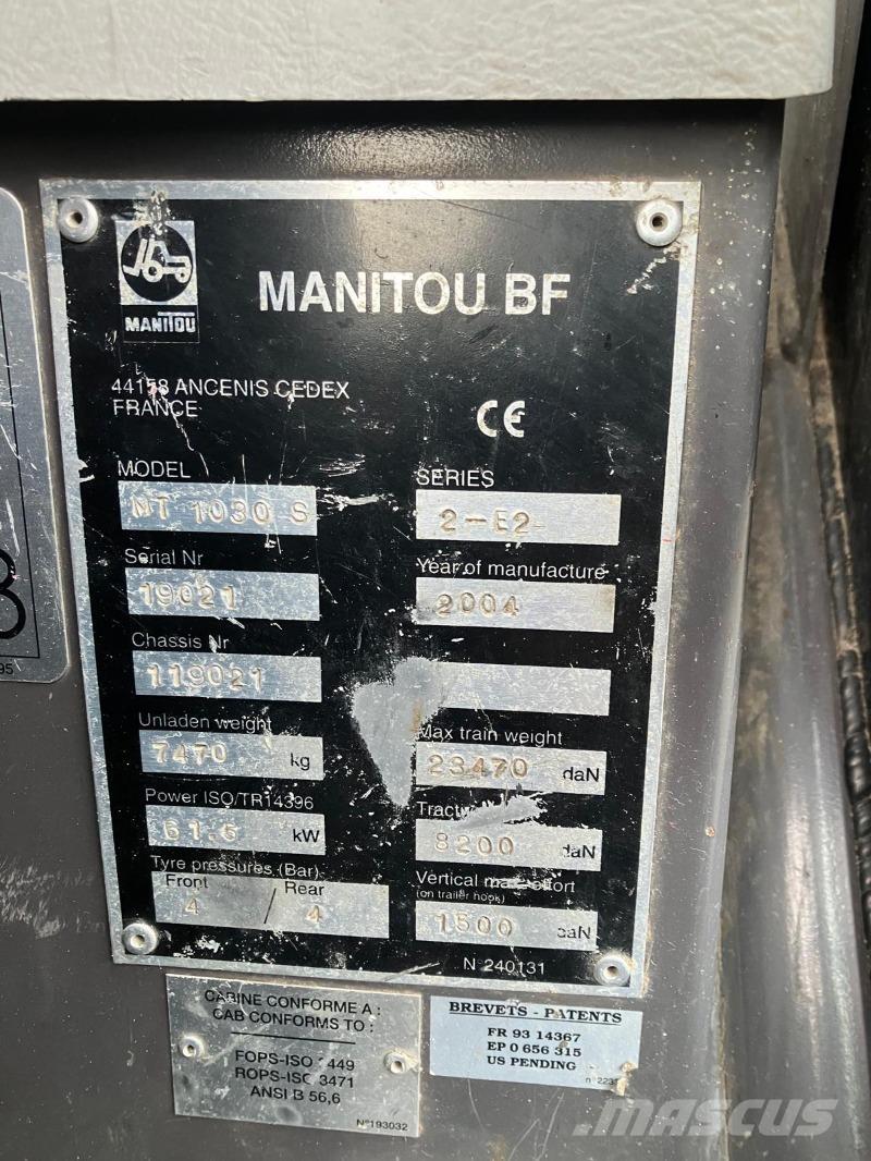 Manitou MT 1030 S Teleskopski viljuškari
