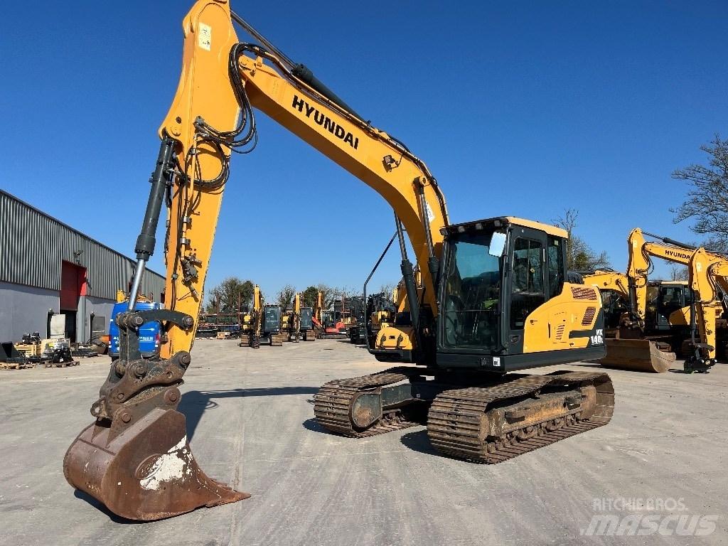 Hyundai HX140L Bageri guseničari